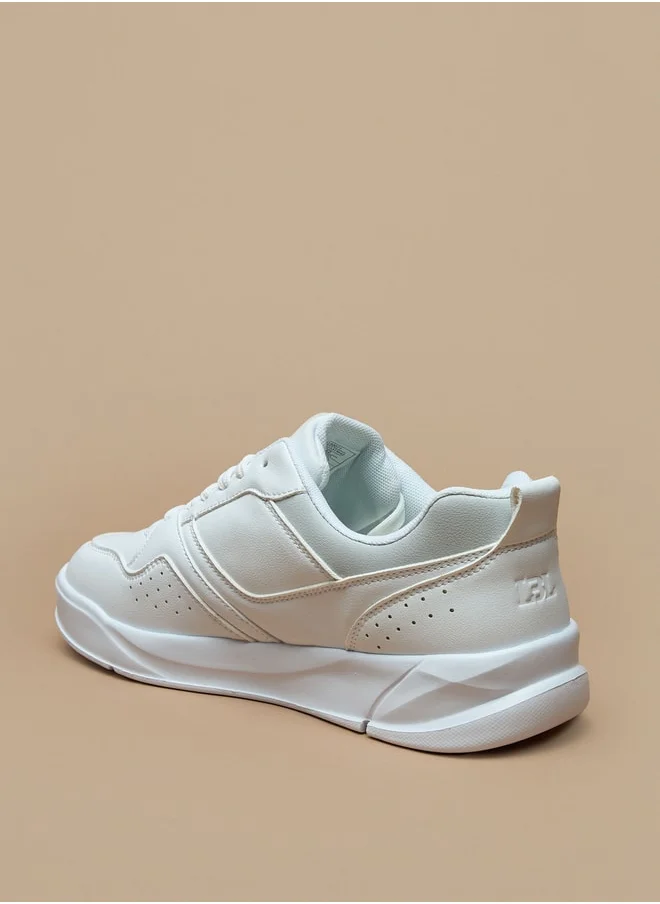 ال بي ال من شو اكسبرس Solid Sports Shoes with Lace-Up Closure