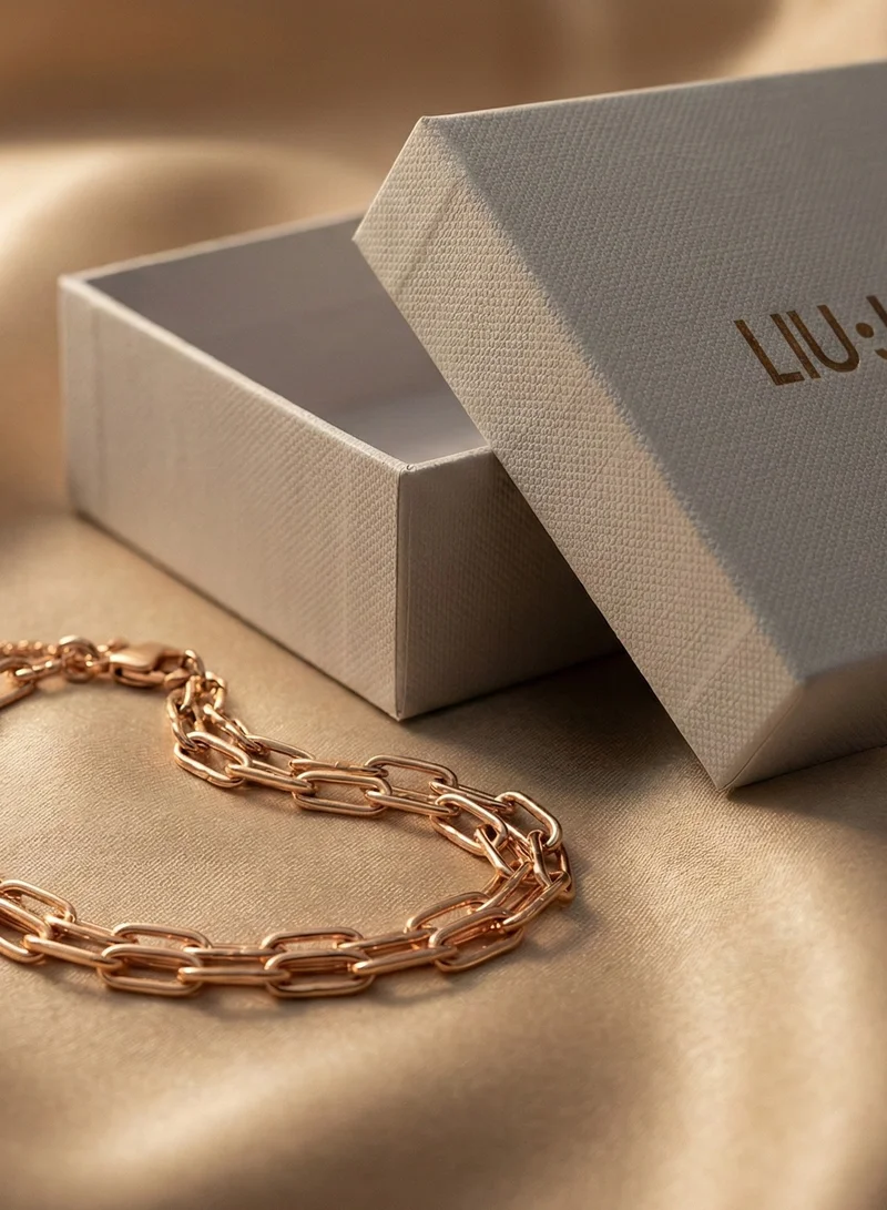 Liu Jo  Liu Jo Ivy Rosegold Bracelet - LJ2367 for Women | Best Price UAE