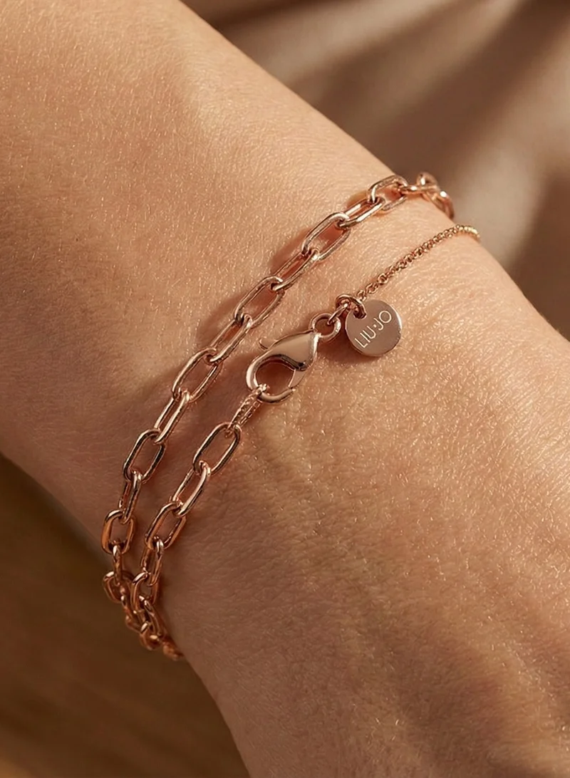 Liu Jo  Liu Jo Ivy Rosegold Bracelet - LJ2367 for Women | Best Price UAE