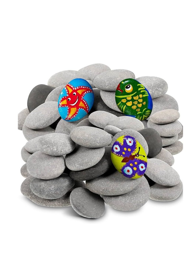 Premium 7-15cm Painting Rocks: Ideal for Creative Painting, DIY Projects, Garden Accents, Kids' Crafts, and One-of-a-Kind Rock Art - Image 4