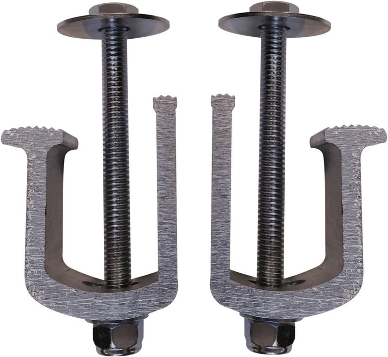 JQuad (2 Pack) Easy Mount - Truck Tool Box Clamps - Aluminum Tie Downs - Image 1