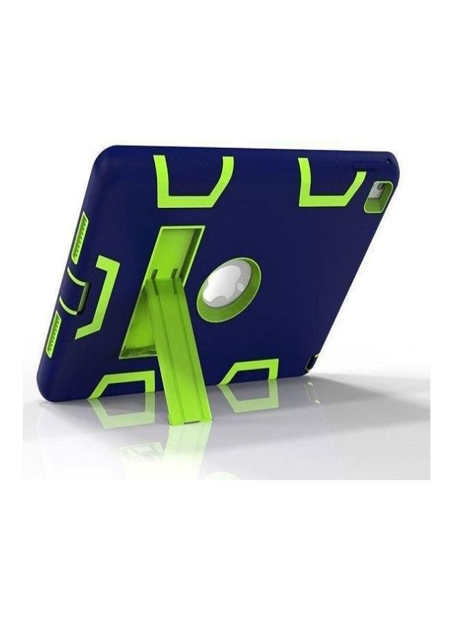 NIBEMINENT Hybrid Case Cover With Kickstand For Apple iPad Mini 7.9-Inch Blue/Green  - Image 3