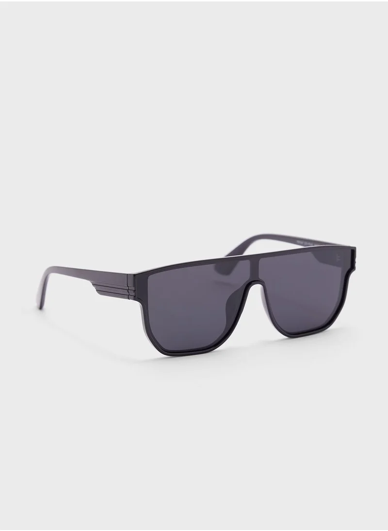 سفنتي فايف Rectengular Sunglasses