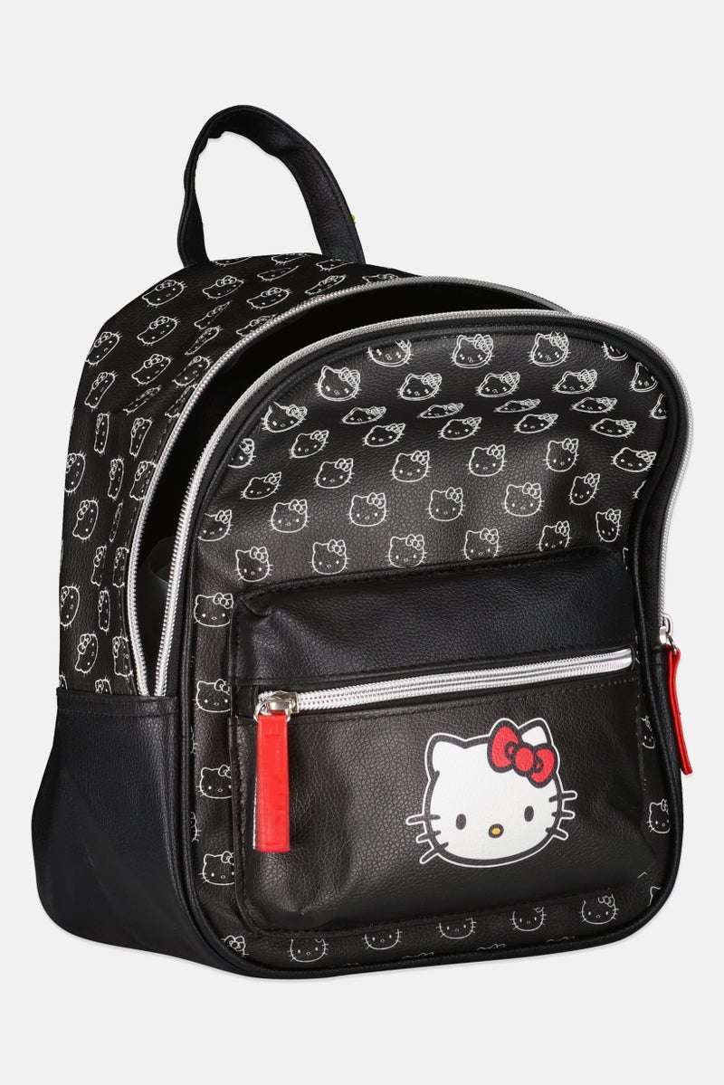 Hello Kitty Women Graphic Print Mini Backpack, Black - Image 3