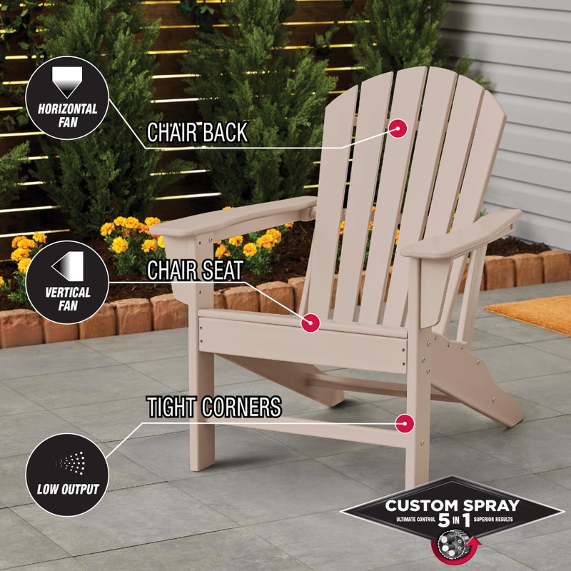 Rust-Oleum 376879 Stops Rust Custom Spray 5-in-1 Spray Paint, 12 oz, Satin French Beige - Image 4