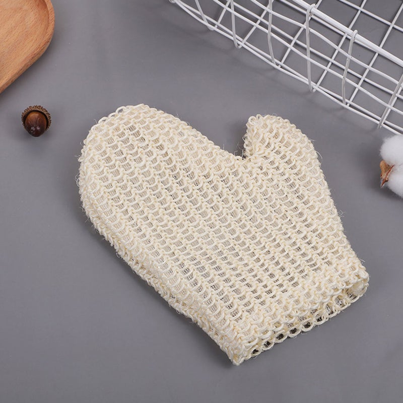 2Pcs Practical Exfoliating Bath Gloves Simple Rubbing Bath Gloves for Shower - Image 5