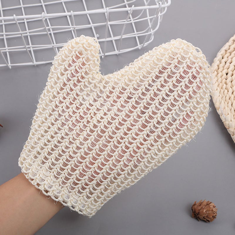 2Pcs Practical Exfoliating Bath Gloves Simple Rubbing Bath Gloves for Shower - Image 3