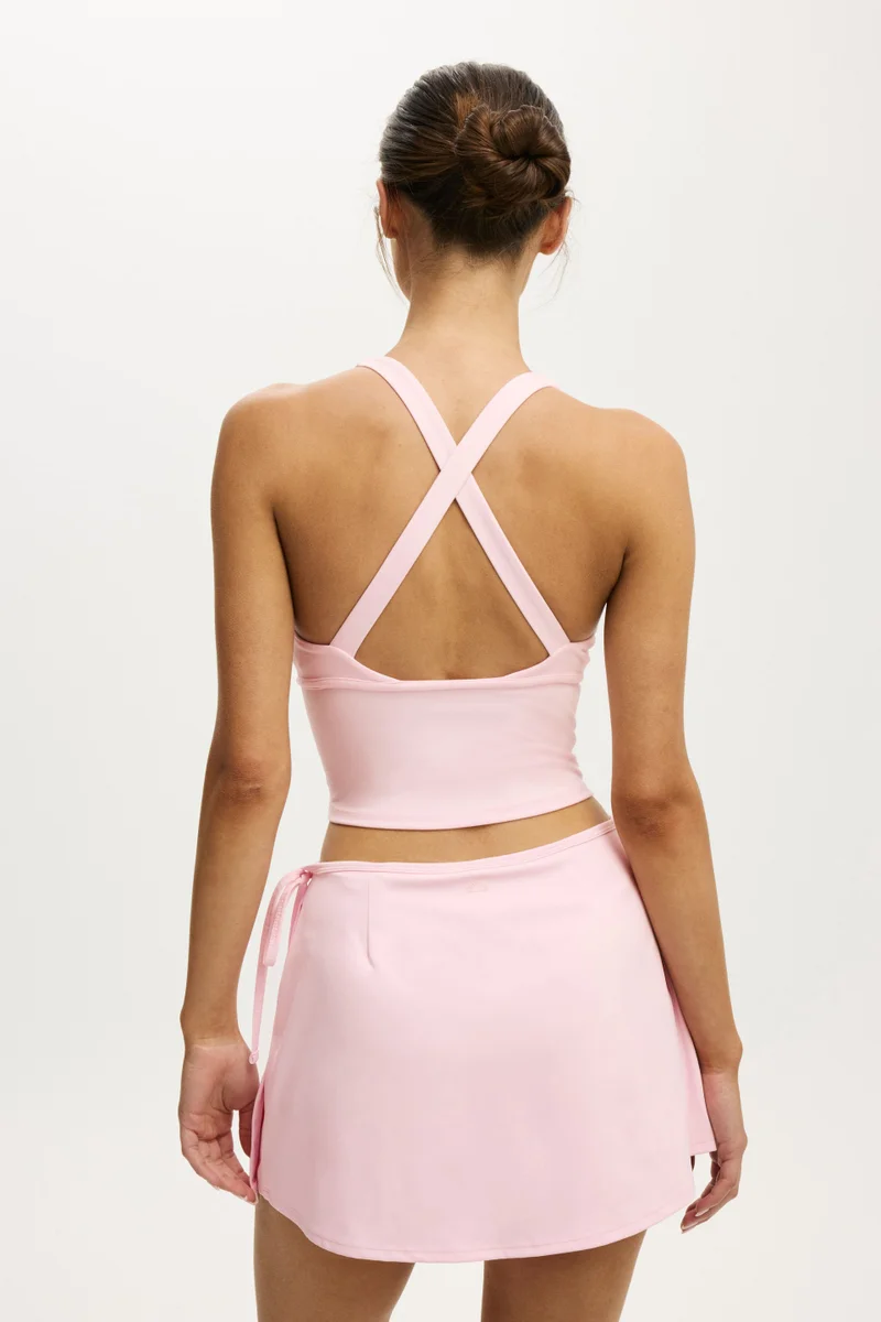 Cotton On  ACTIVE WRAP SKIRT WITH TIE for Women | Best Price UAE