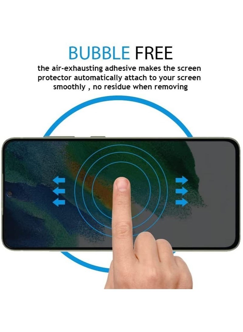Nano Privacy Screen protector compatible with Samsung Galaxy S21 Ulter Screen Protector Tempered Glass [Anti-Glare][HD Full Coverage][Easy Installation][Scratch Resistant][9H Hardness] - Image 3