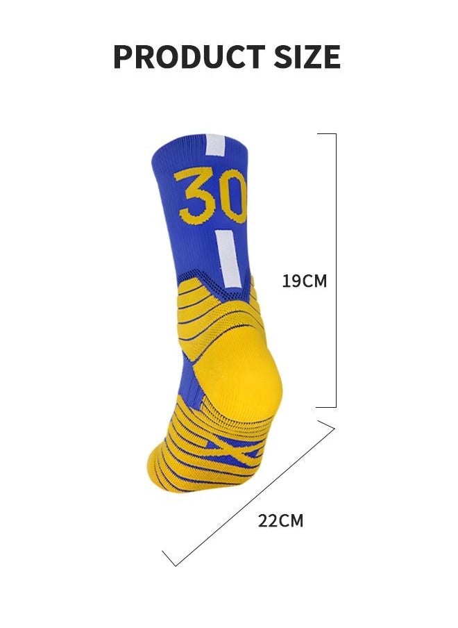 GROIC - Elite Basketball Socks, Athletic Socks with 3D Ankle Protection, Football Socks & Running Socks, Compression Cushion Sport Socks Unisex - Image 1