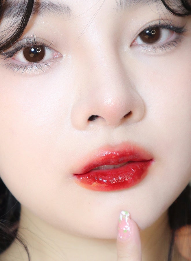 عيون غامضة عدسات لاصقة ملونة من Mystic Eyes زوج واحد 14.00 مم لمدة ستة أشهر للاستعمال، لون كوين شوكولاتة الطبيعي – ناعمة ومريحة مناسبة للاستخدام اليومي والمكياج - Image 3