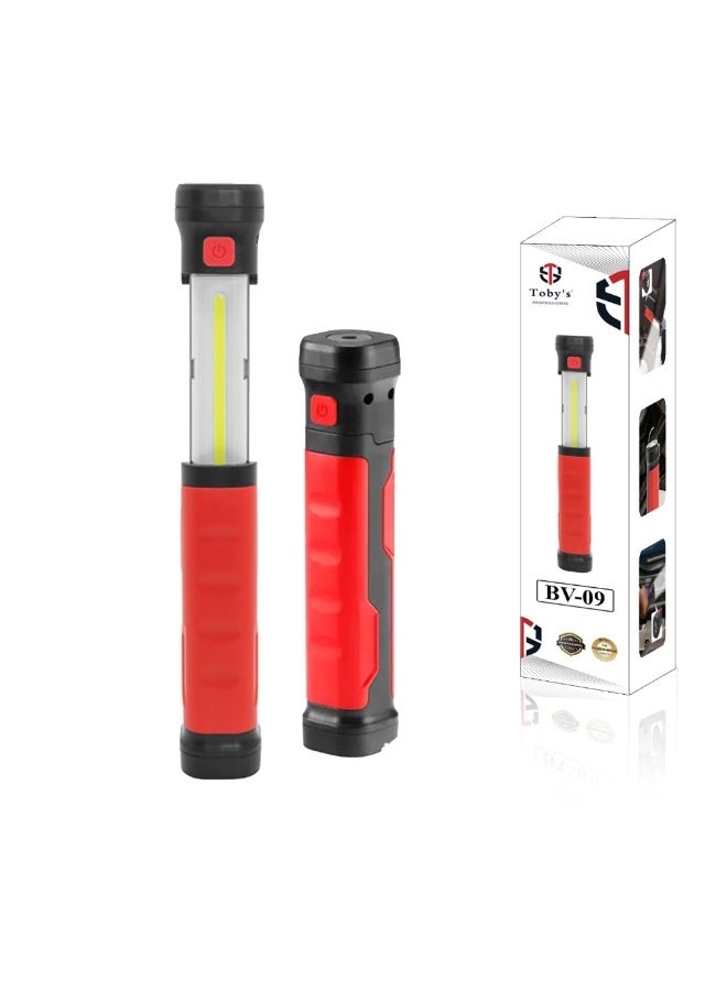 Toby's 440LM LED Work Light, 2000 mAh Rechargeable Work Light for Mechanics with Magnetic Base & Hanging Hook, 2 Lighting Modes, USB C Cable, Ideal Gift for Car Repair, Working - Image 1