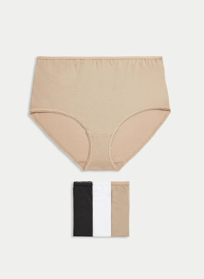 Marks & Spencer 4 Pack Pure Cotton Full Briefs