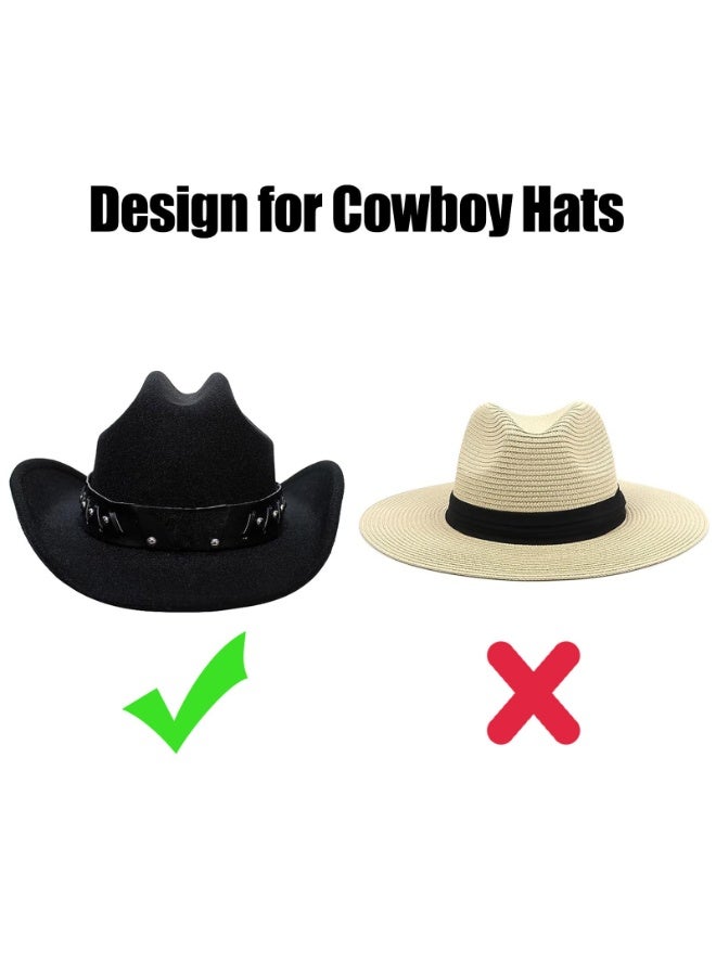 Cowboy Hat Holder Rack for Truck SUV Car (Keep Hat Shape) Car Clothes Hanger Bar Coat Hanger Hard Hat Holder for Truck Seat Car Accessories - Image 5