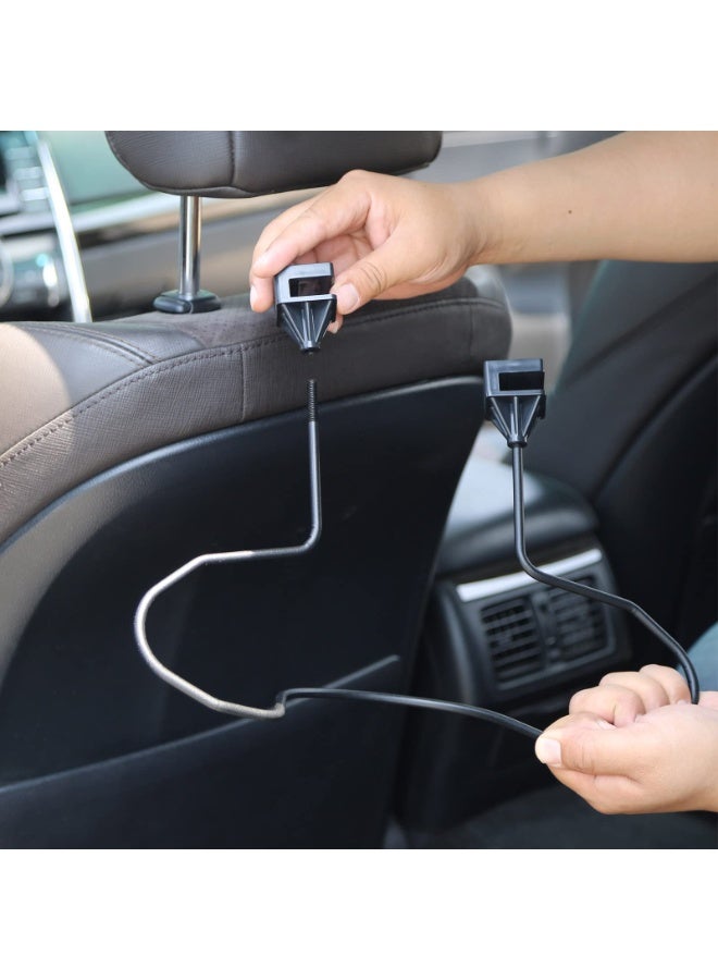 Cowboy Hat Holder Rack for Truck SUV Car (Keep Hat Shape) Car Clothes Hanger Bar Coat Hanger Hard Hat Holder for Truck Seat Car Accessories - Image 2