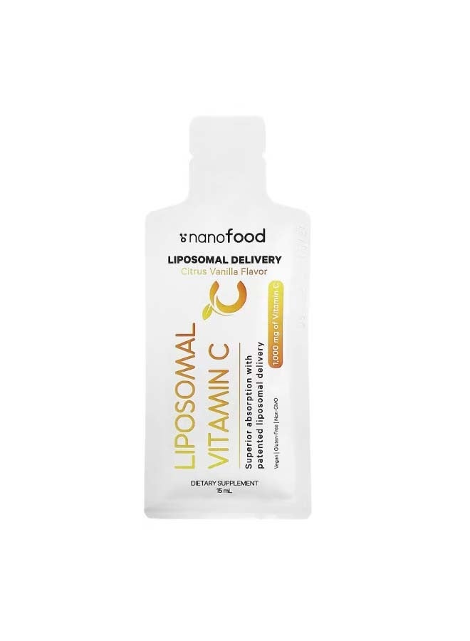 كوديدج Liposomal Vitamin C Citrus Vanilla 1000 mg 32 Pouches 0.5 fl oz 15 ml each - Image 1