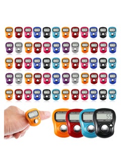 48PCS Finger Tally Counter 5 Digit Display Counter Clicker Resettable Prayer Counter Handheld Number Click Counter