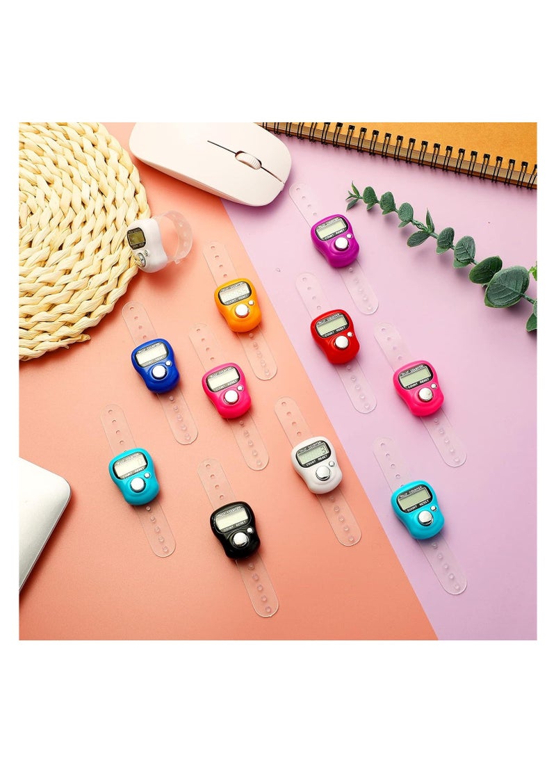 Generic - 48PCS Finger Tally Counter 5 Digit Display Counter Clicker Resettable Prayer Counter Handheld Number Click Counter - Image 1