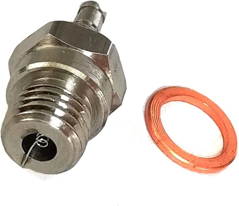 DEVMO 2 Pack Heavy Duty Hot (OS #7 Equivalent) Spark Nitro Glow Plug N3 Compatible with RC Products - Image 2