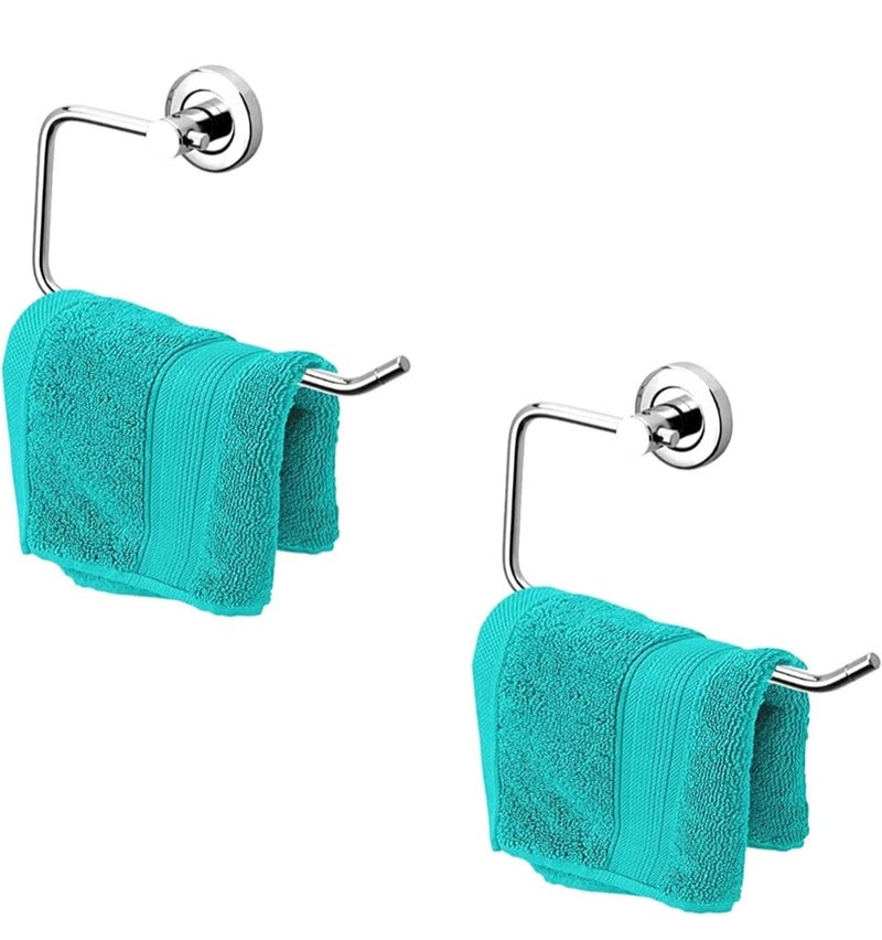 Stainless Steel Towel Ring for BathroomWash BasinNapkinTowel HangerBathroom Accessories Stainless Steel Napkin Ring Towel stand Napkin Hanger Towel Ring HolderHanger Size 10X10X5 CMS colorsilver pack of 1pc  - Image 4