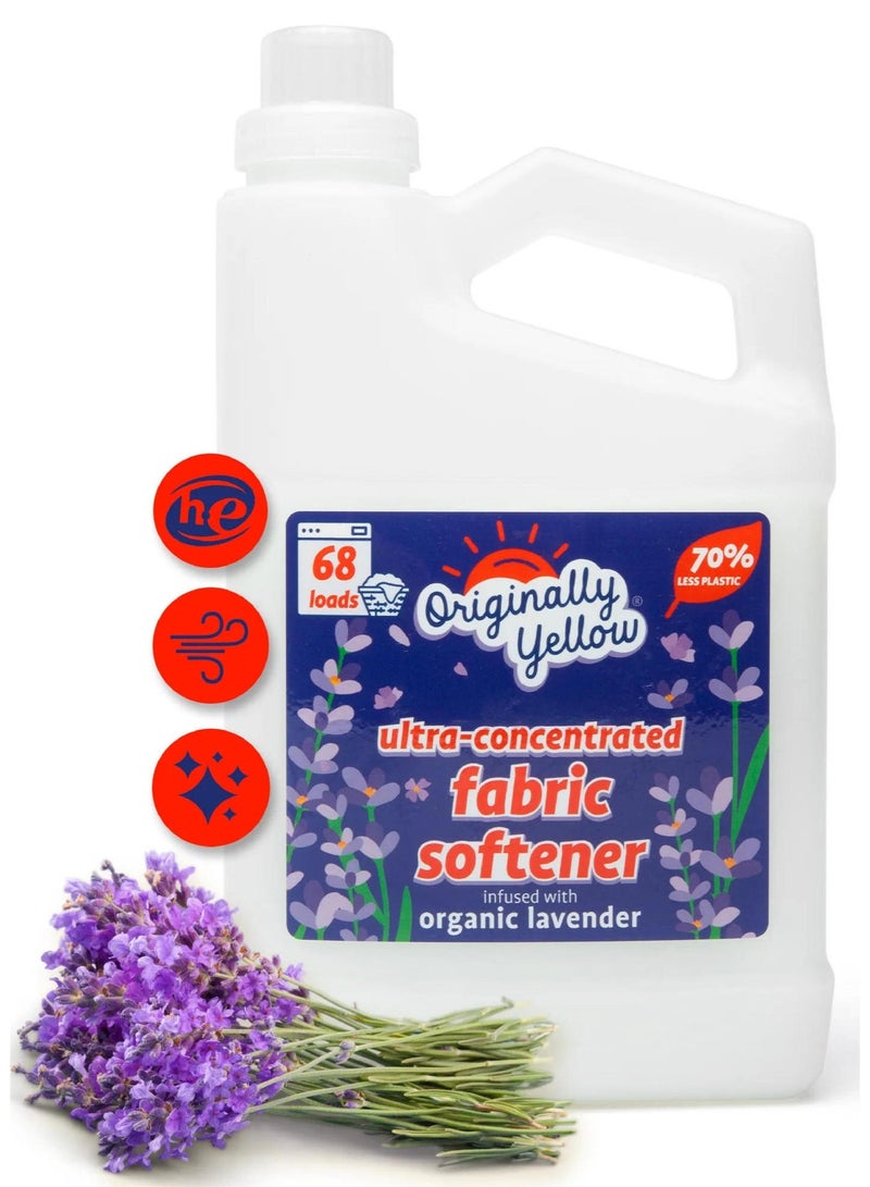 Originally Yellow Ultra-Concentrated Lavender Fabric Softener 1L - Image 1