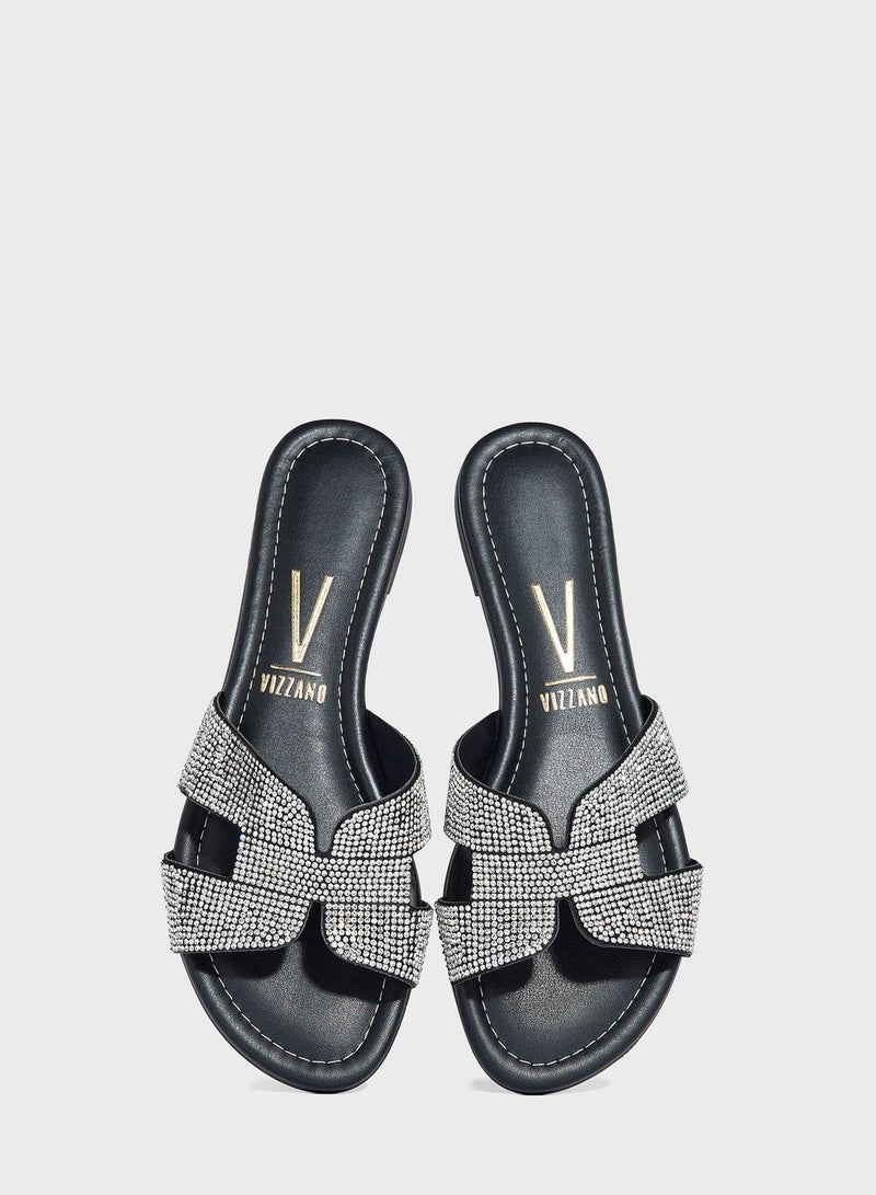 VIZZANO Flat Sandals for Women – Stylish Ladies Flat Sandals & Comfortable Flat Slippers - Image 4