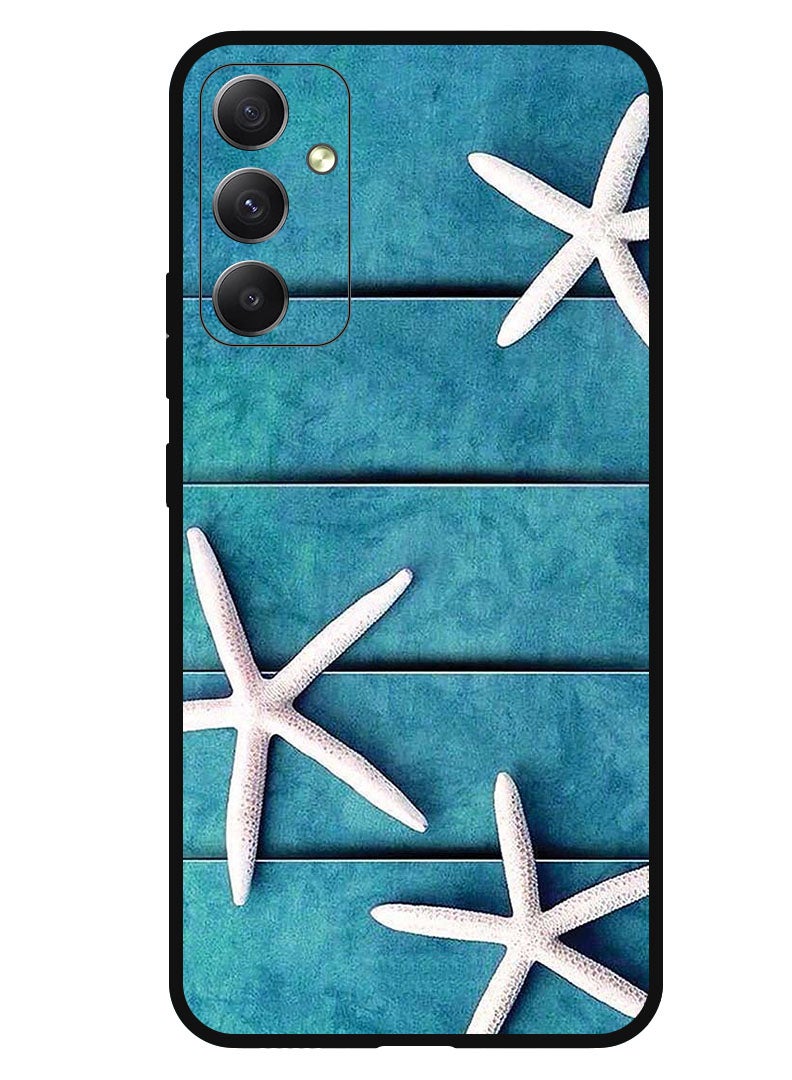 Theodor Protective Case Anti Scratch Shock Proof Bumper Cover For Samsung Galaxy M54 Star Fishes - Image 1