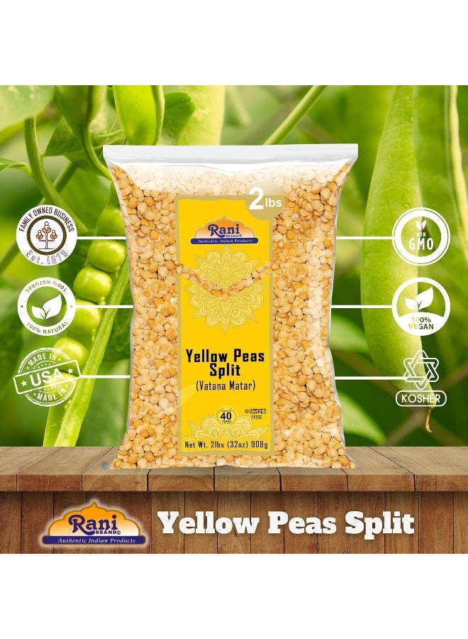 Rani Brand Authentic Indian Products فول راني الأصفر المنقسم (فطنة مطر) - 2 رطل - Image 4