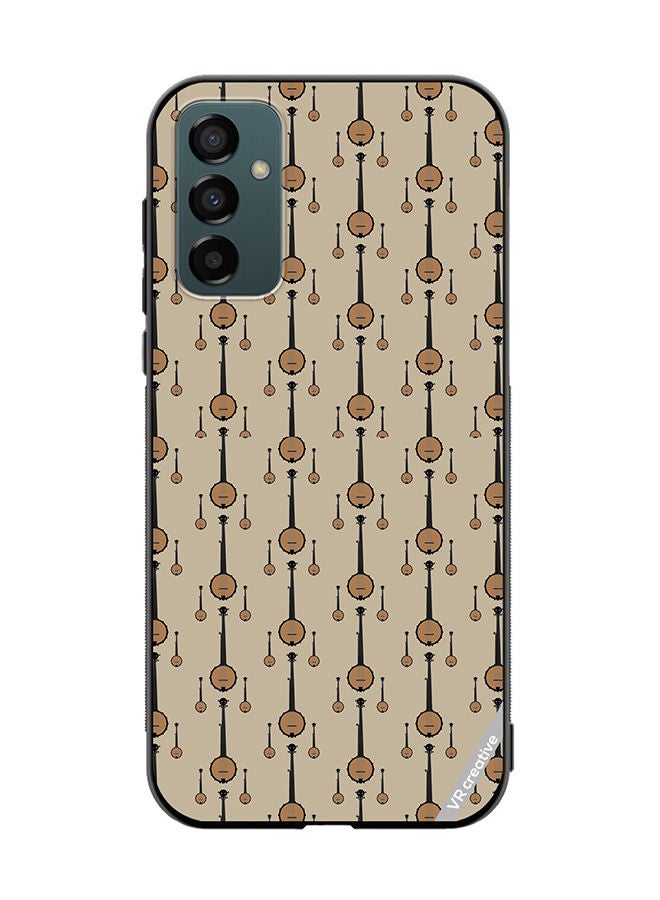 VR CREATIVE Protective Case Cover For Samsung Galaxy M23 Banjo Musical Design Multicolour - Image 1