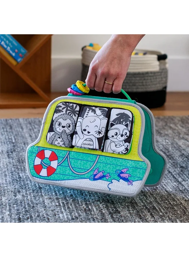 infantino 2-In-1 Gears In Motion Activity Boat Toy For Baby From 0 Months And Above-Multicolor