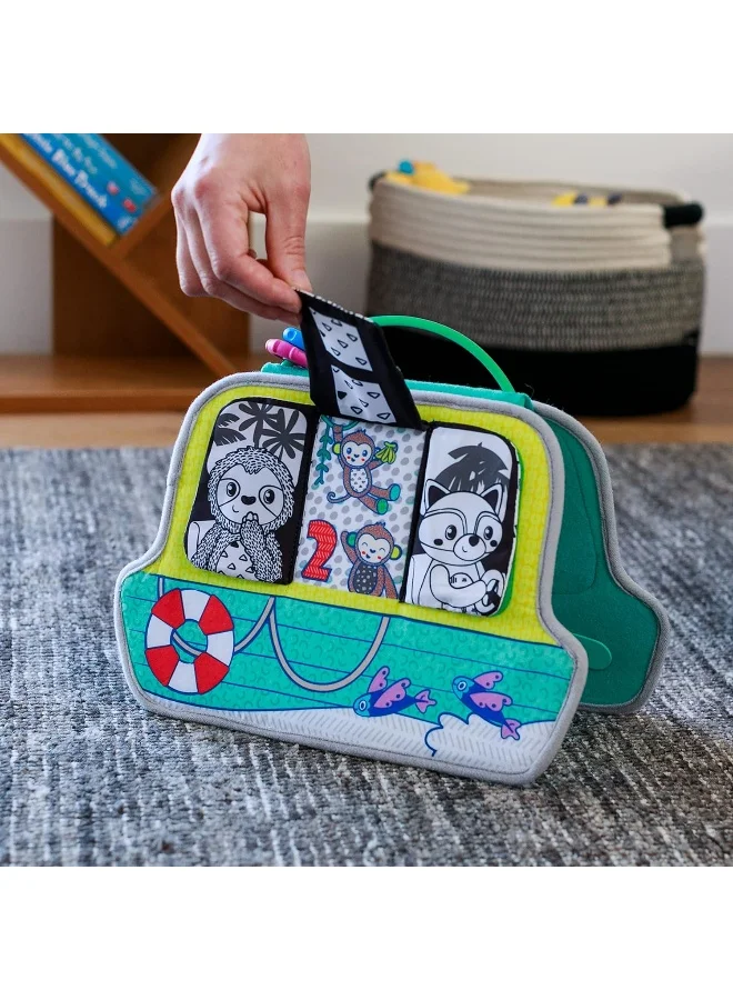 infantino 2-In-1 Gears In Motion Activity Boat Toy For Baby From 0 Months And Above-Multicolor