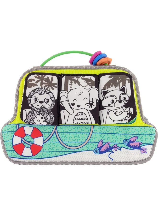 infantino 2-In-1 Gears In Motion Activity Boat Toy For Baby From 0 Months And Above-Multicolor