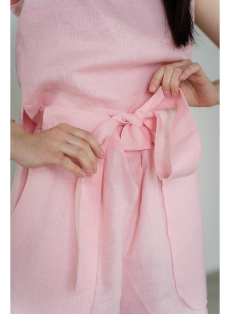 UMAY FASHION LINEN SHORTS  - Image 3