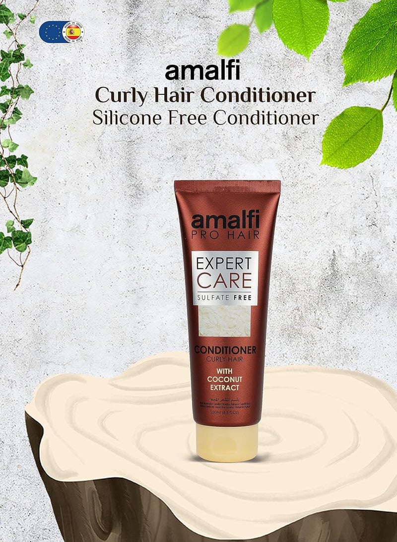 Curly Hair Conditioner 250ml/ Hydrating/ Silicone Free Conditioner/ Wavy & Curly Hair/ No Sulphate & Paraben