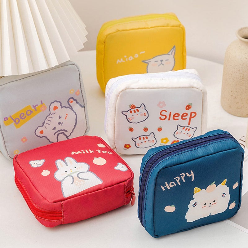 2pcs Portable Menstrual Pad Storage Bags Convenient Napkin Bag - Image 4