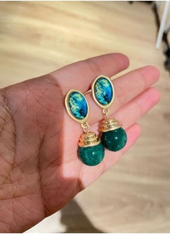 General Vintage Colored Gemstone Earrings  - Image 5