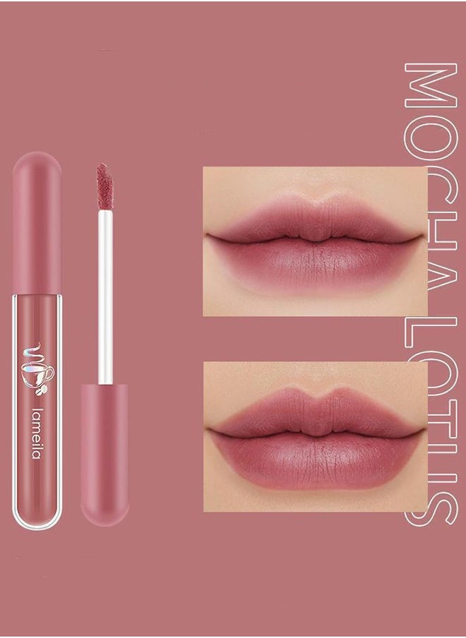 Lameila - Lip Gloss Charming Color Moisturizing Liquid Lipstick Lip Makeup Cosmetic for Women - Image 1