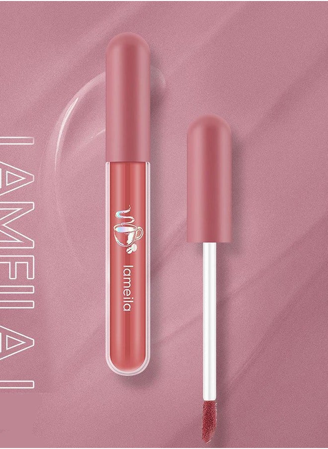 Lameila - Lip Gloss Charming Color Moisturizing Liquid Lipstick Lip Makeup Cosmetic for Women - Image 1