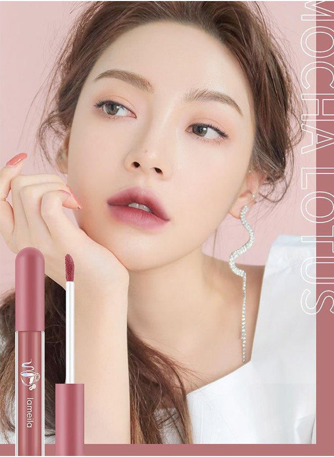 Lameila - Lip Gloss Charming Color Moisturizing Liquid Lipstick Lip Makeup Cosmetic for Women - Image 1