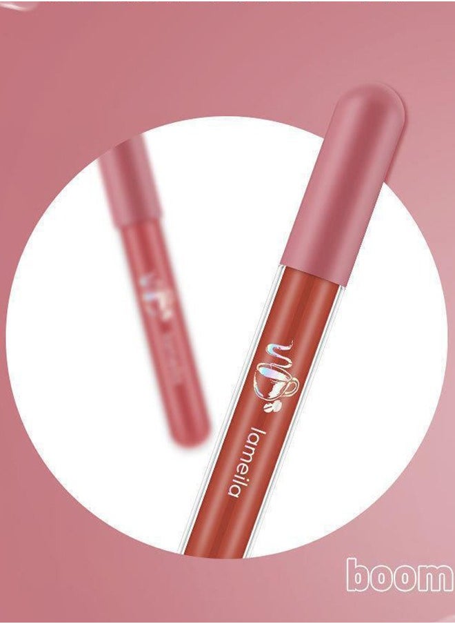 Lameila - Lip Gloss Charming Color Moisturizing Liquid Lipstick Lip Makeup Cosmetic for Women - Image 1