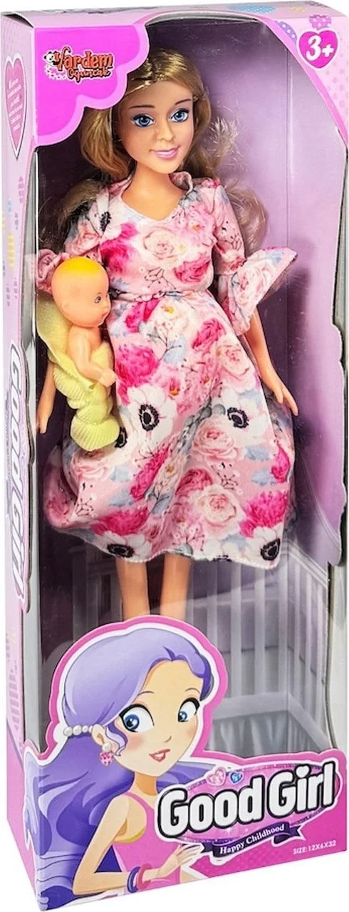 فارديم اوينجاك Vardem Toy WG-115153 Pregnant Baby 29 cm -Vardem