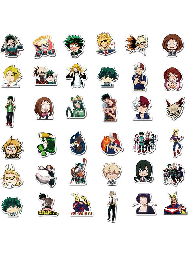 Loquat 100 Pieces Of My Hero Academia Graffiti Stickers 12 x 12 x 1cm - Image 4