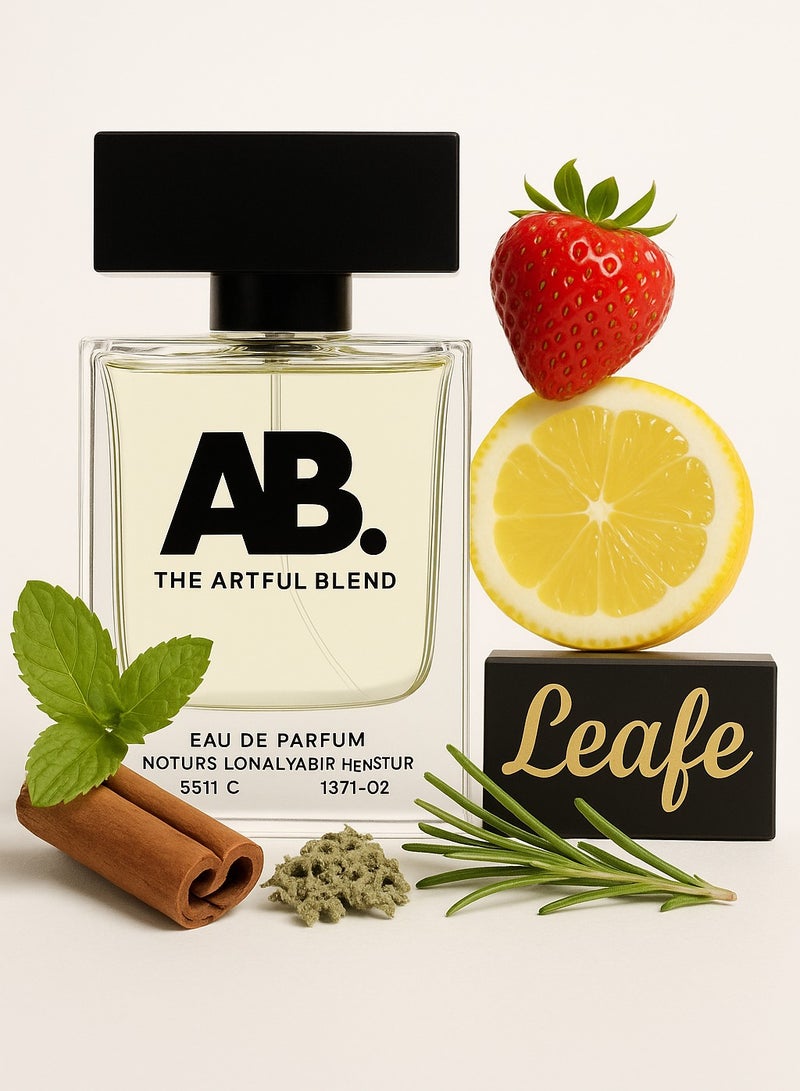 THE ARTFUL BLEND Leafe Eau de Parfum – 50ml Unisex Perfume for Women & Men | Long-Lasting Fresh, Woody & Citrus Fragrance - Image 4