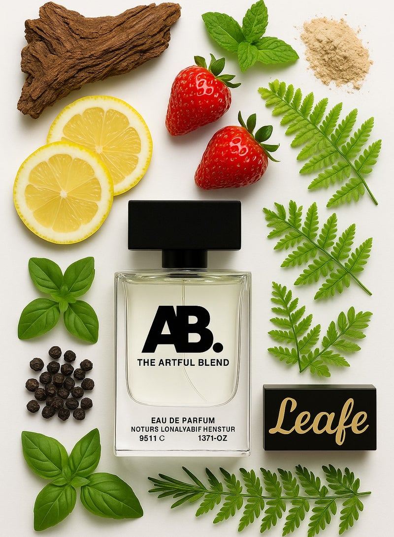 THE ARTFUL BLEND Leafe Eau de Parfum – 50ml Unisex Perfume for Women & Men | Long-Lasting Fresh, Woody & Citrus Fragrance - Image 3