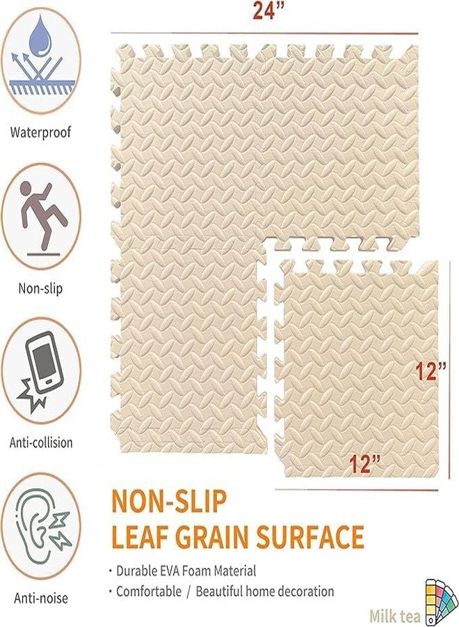 SIGNATRON 4Pc - 16 SqFt - Puzzle Flooring || Kids Interlocking Play mat || Shop Floor Mat || Kitchen Floor Mat || Pet Mat ||12 MM Thick - Image 3