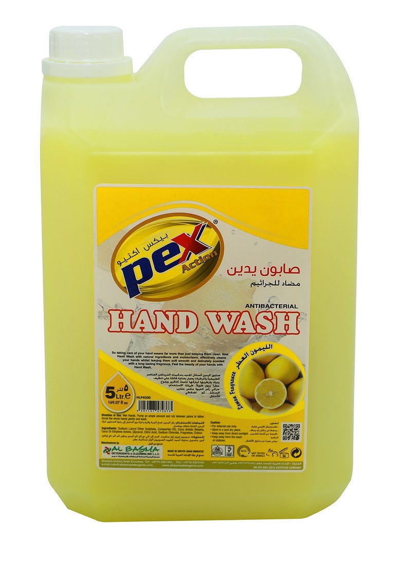 Pex Active Antibacterial Handwash Liquid Lemon - Image 1