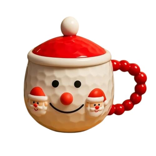 CORALTREE CORAL TREE Snowmen Coffee Set with Mug and Saucer | Tea Cup with Handle for Coffee Tea Cappuccino Green Tea, Home & Office Use | Gift for Kids, Men & Women - Image 1