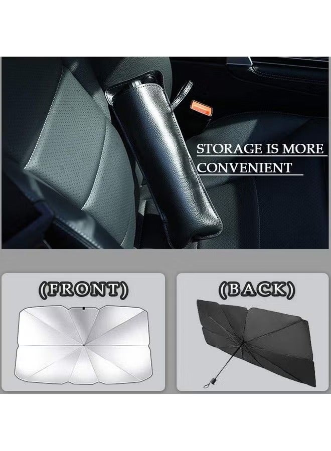XiuWoo Car Sun Visor, Foldable, Sunscreen, Heat Insulation, Easy To Store， - Image 2