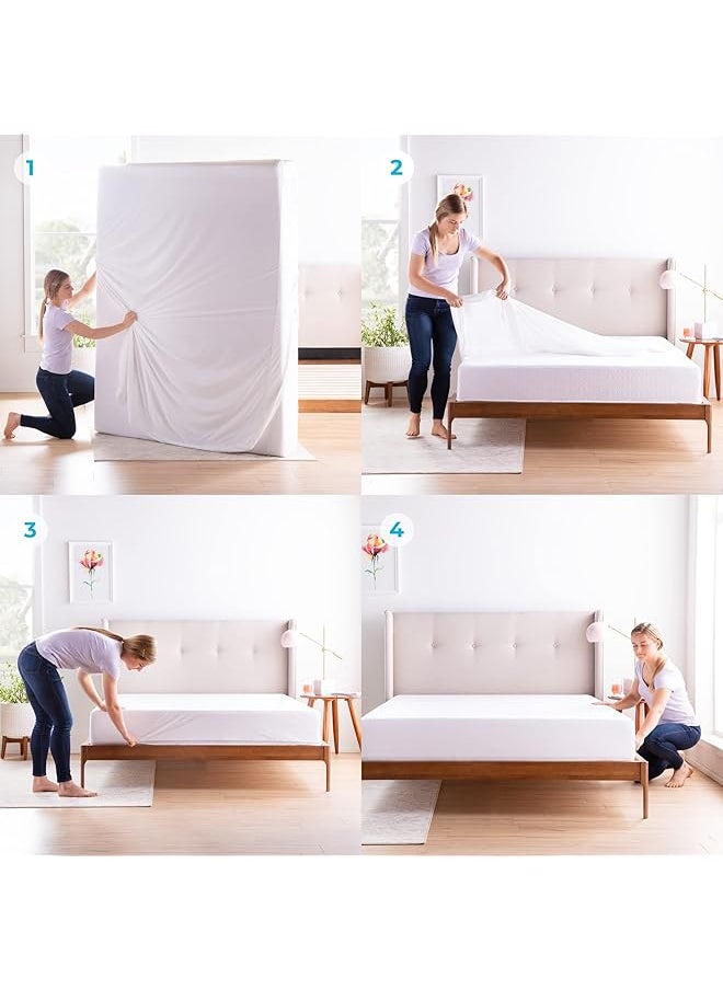 erorex - Ls1Pqqep Hypoallergenic Breathable Protector Queen Mattress Encasement - Image 1