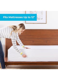 erorex Ls1Pqqep Hypoallergenic Breathable Protector Queen Mattress Encasement  - Image 4